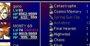 Final Fantasy 7 Playstation Screenshot