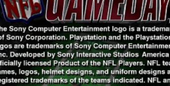 NFL Gameday Playstation Screenshot