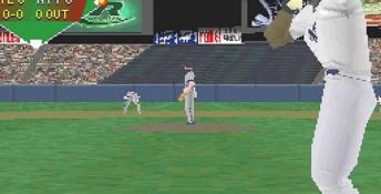 VR Baseball 96 Playstation Screenshot