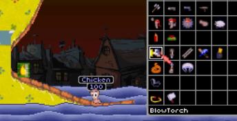 Worms Armageddon Playstation Screenshot