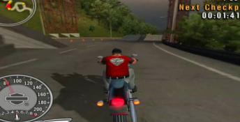 Harley-Davidson Motorcycles: Race to the Rally Playstation 2 Screenshot