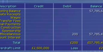 LMA Manager 2002 Playstation 2 Screenshot