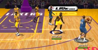 NBA Live 2002 Playstation 2 Screenshot