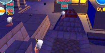 Worms Forts: Under Siege Playstation 2 Screenshot
