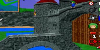 3D Lemmings Saturn Screenshot