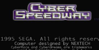 Cyber Speedway Saturn Screenshot