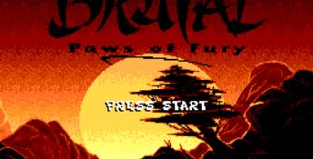 Brutal: Paws of Fury Sega CD Screenshot