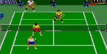 Andre Agassi Tennis Sega Master System Screenshot