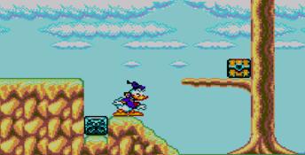 Deep Duck Trouble Starring Donald Duck Sega Master System Screenshot