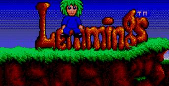 Lemmings Sega Master System Screenshot