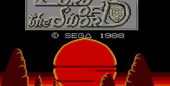 Lord of the Sword Sega Master System Screenshot