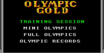 Olympic Gold Sega Master System Screenshot
