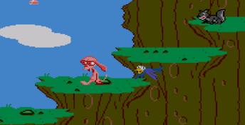 Ren & Stimpy - Quest for the Shaven Yak Sega Master System Screenshot