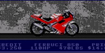 Road Rash Sega Master System Screenshot