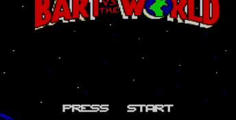 The Simpsons - Bart vs. the World Sega Master System Screenshot