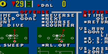 Walter Payton Football Sega Master System Screenshot