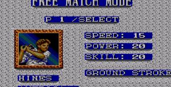 Wimbledon Sega Master System Screenshot