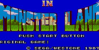 Wonder Boy in Monster Land Sega Master System Screenshot