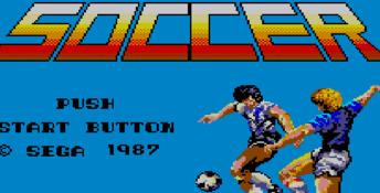 World Soccer Sega Master System Screenshot