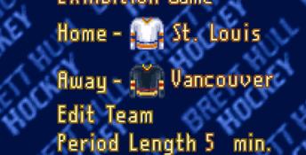 Brett Hull Hockey SNES Screenshot
