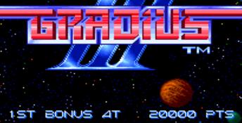 Gradius III SNES Screenshot