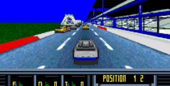 Kyle Petty's No Fear Racing SNES Screenshot