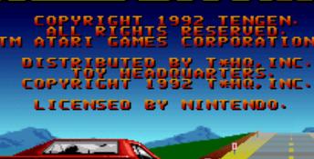 Race Drivin' SNES Screenshot