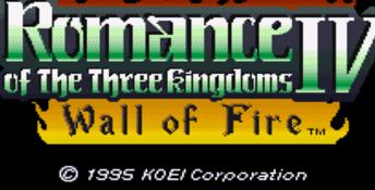 Romance of the Three Kingdoms IV: Wall of Fire SNES Screenshot