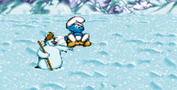 The Smurfs SNES Screenshot