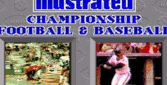 Sports Illustrated: Championship Football & Baseball SNES Screenshot