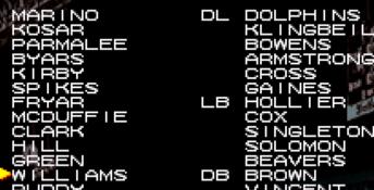 Tecmo Super Bowl 3 SNES Screenshot