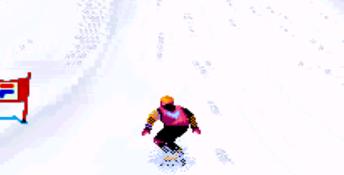 Tommy Moe's Winter Extreme: Skiing & Snowboarding SNES Screenshot