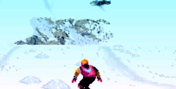 Tommy Moe's Winter Extreme: Skiing & Snowboarding SNES Screenshot