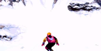 Tommy Moe's Winter Extreme: Skiing & Snowboarding SNES Screenshot