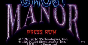 Ghost Manor TurboDuo Screenshot