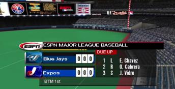 ESPN Major League Baseball XBox Screenshot