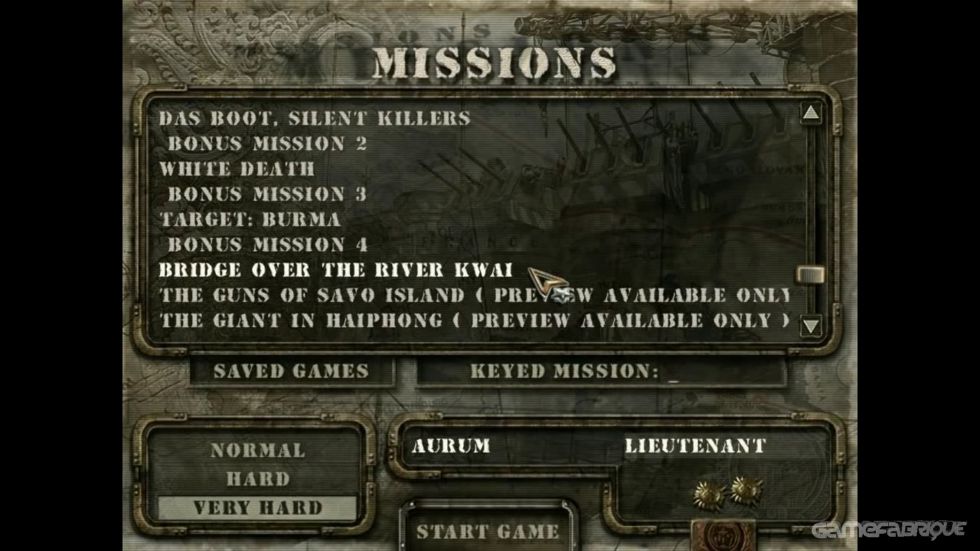 commandos 2 mission list