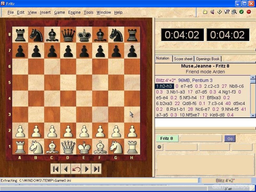 fritz chess game