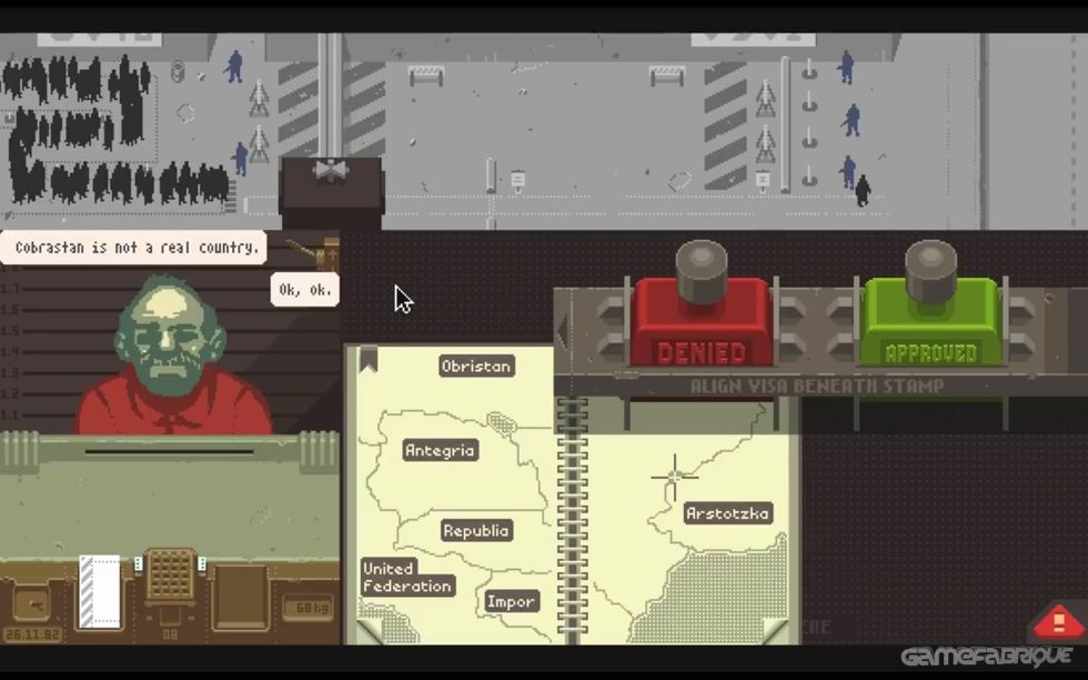 Papers, Please (Online Graphical Adventure Game)