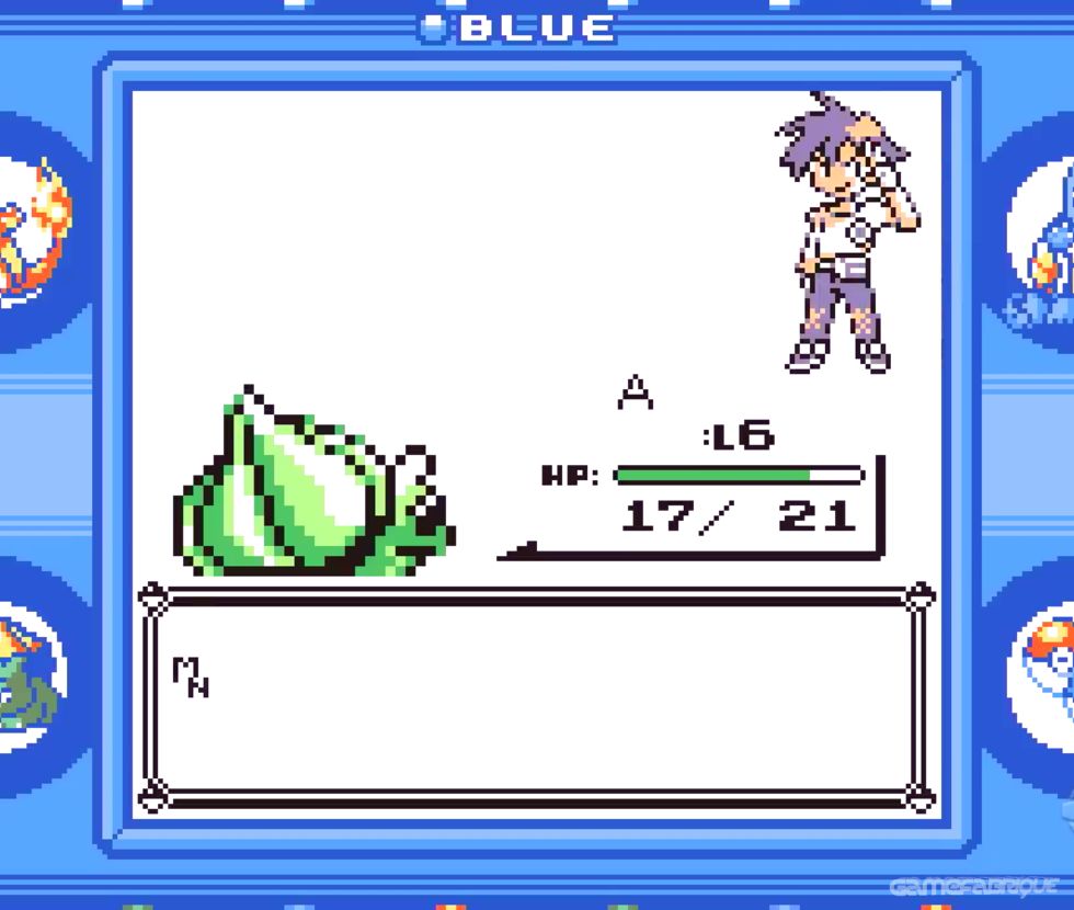 pokemon blue gameplay