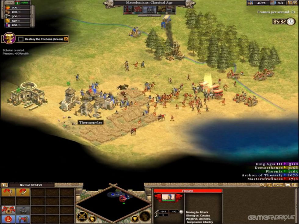 rise of nations thrones and patriots screen flickering