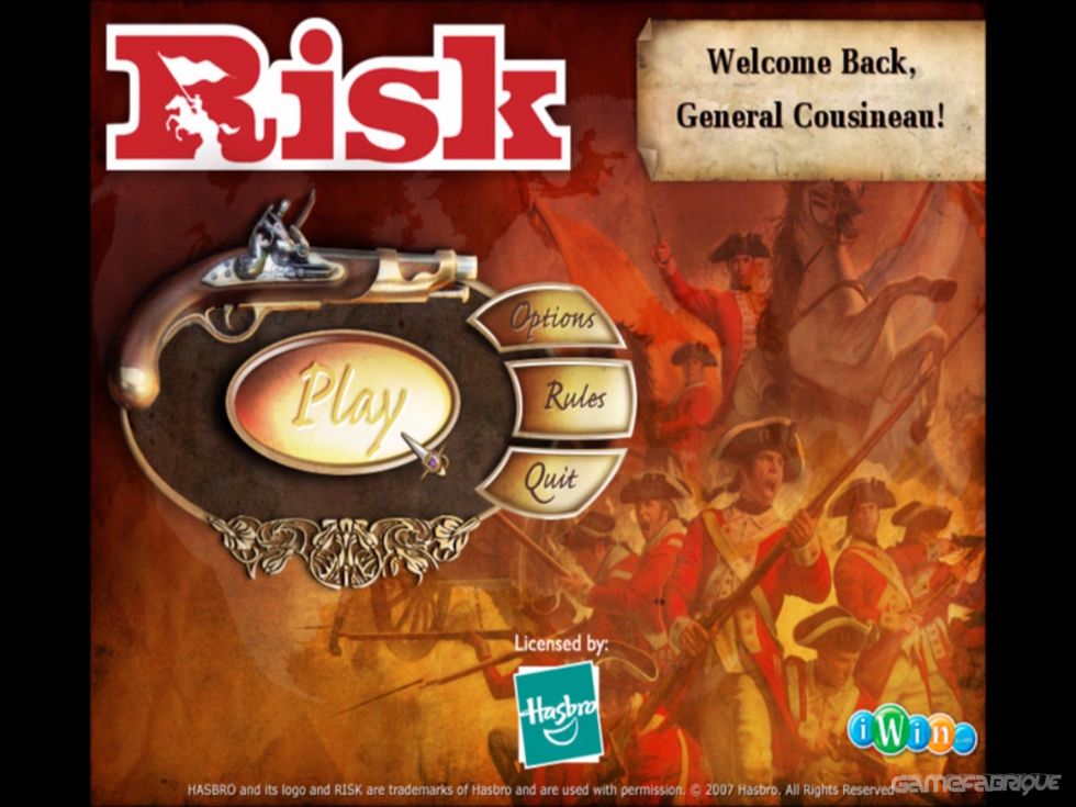 risk pc game hasbro product code