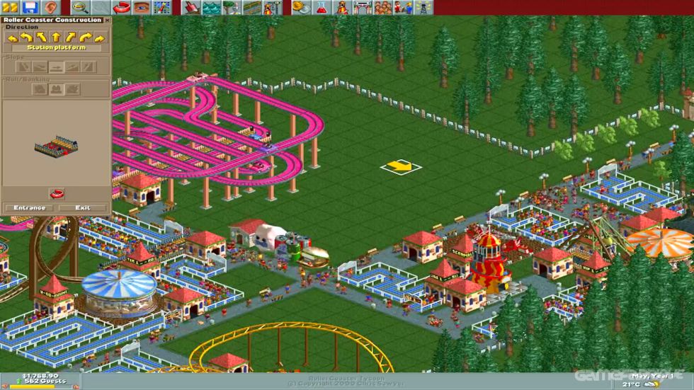 RollerCoaster Tycoon Download - GameFabrique