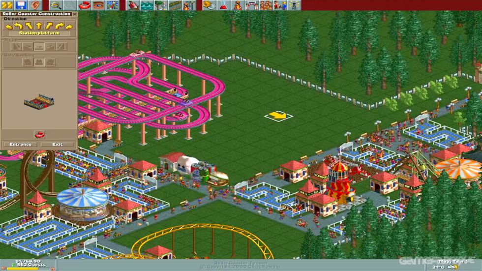 roller coaster tycoon completo