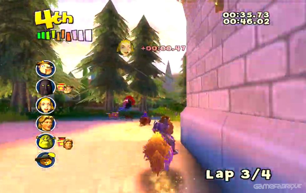 Jogo Shrek smash n' crash racing psp original