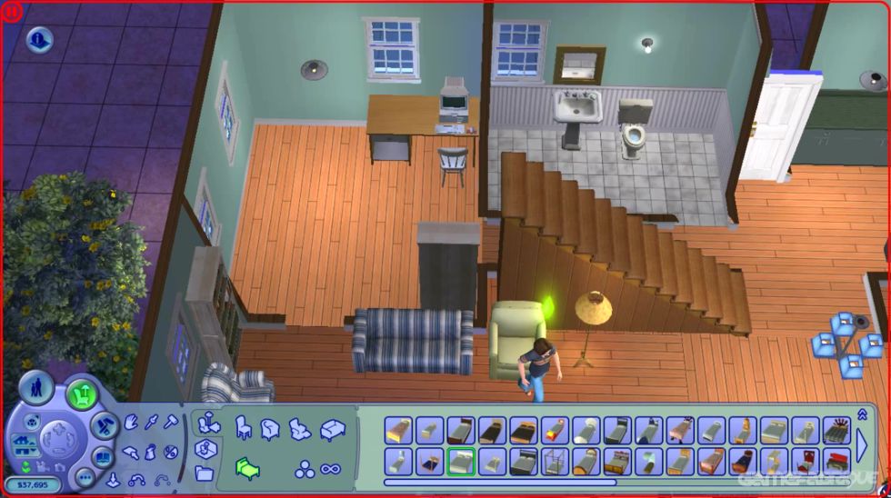 the sims 2 super collection bottom left buttons missing