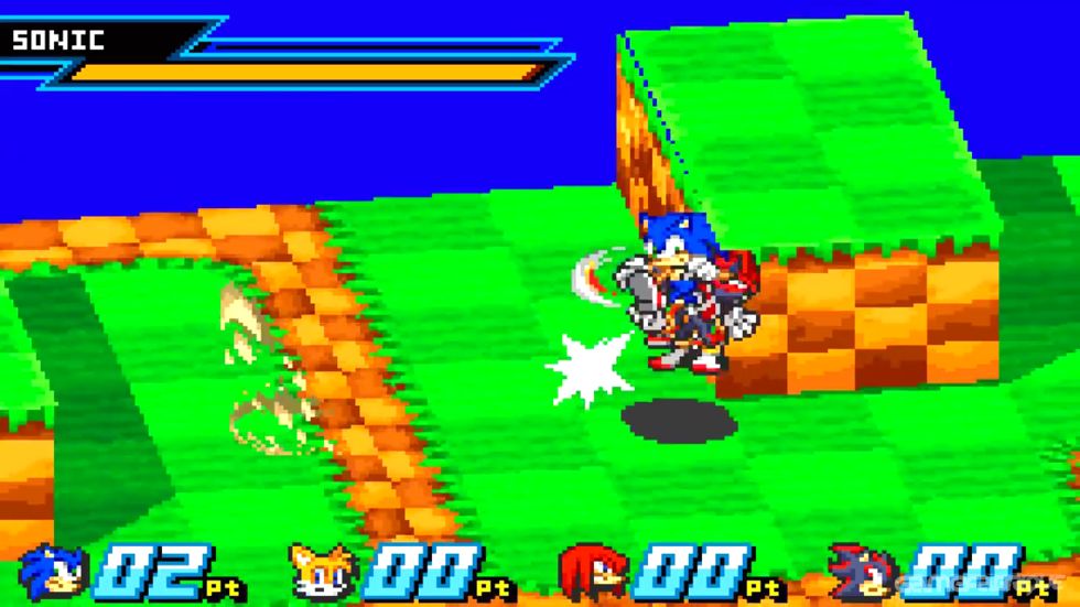 Sonic The Hedgeblog on X: The North American ad for 'Sonic Battle' on the  GBA.  / X