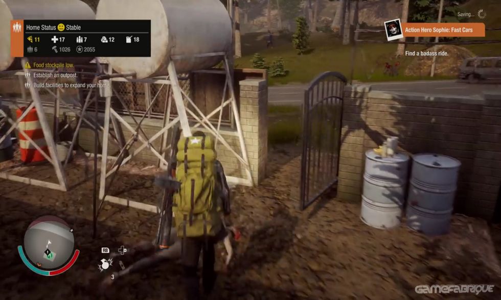 state of decay 2 facilities