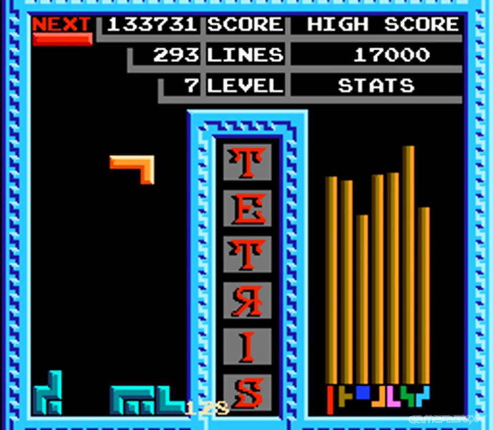 tetris screen horizontal