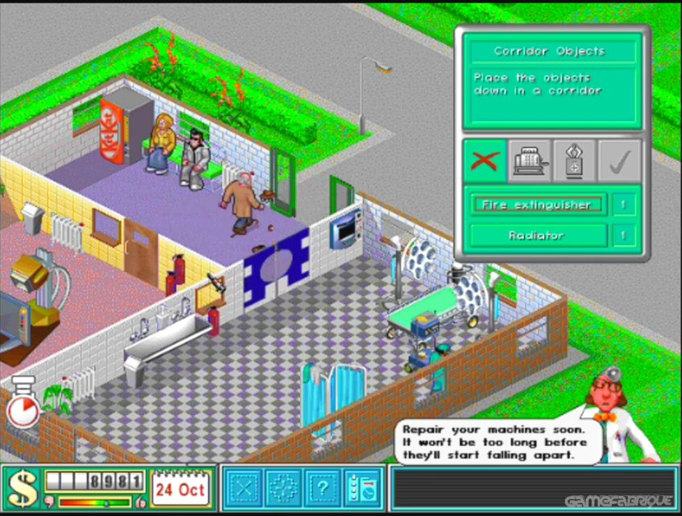 theme hospital game